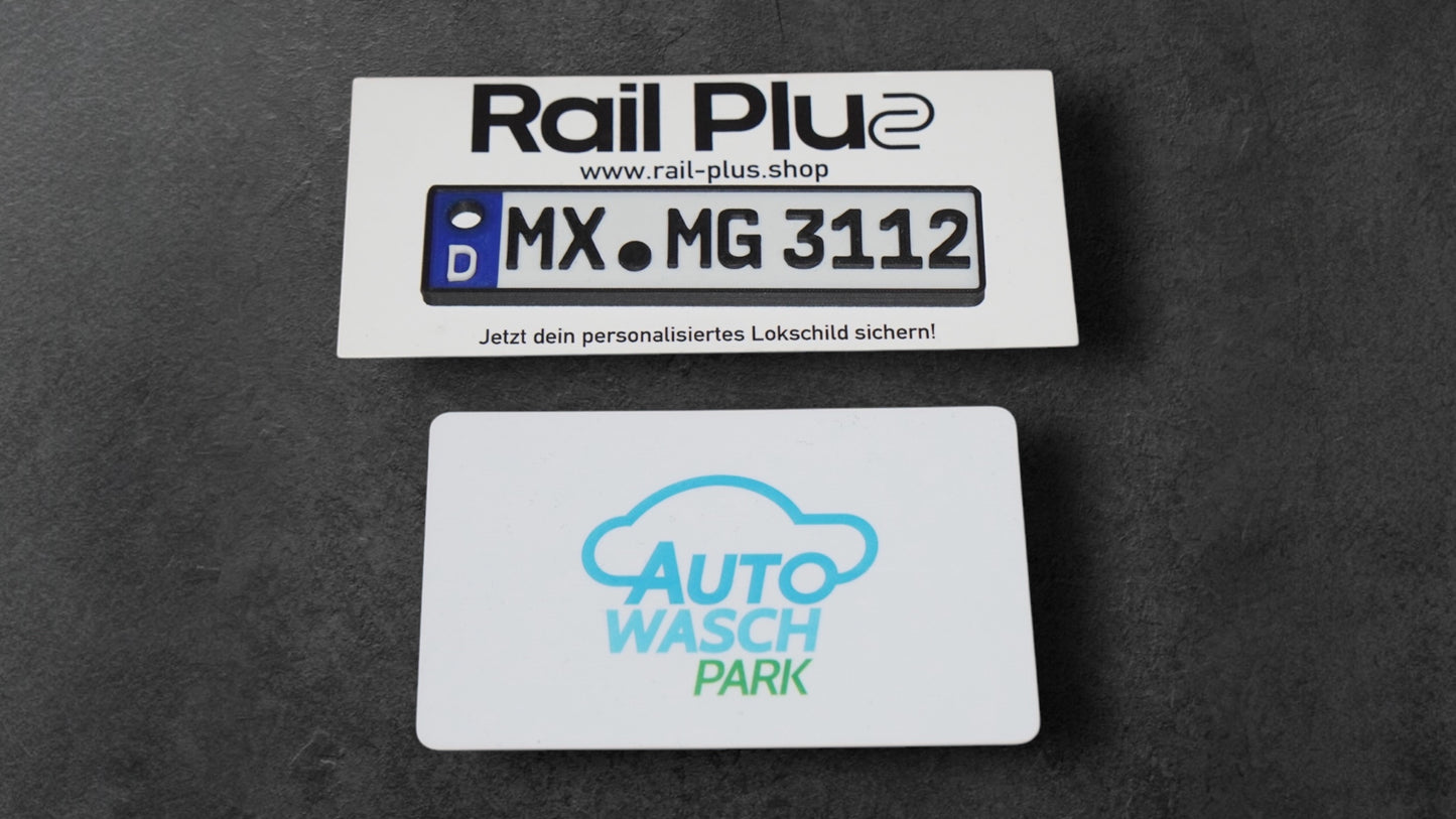 Car license plate personalized keychain