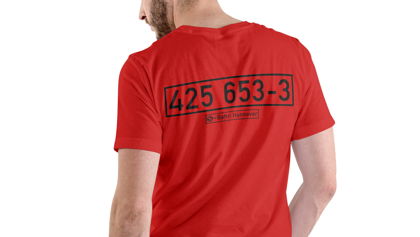 Eisenbahn T-Shirt mit individueller Loknummer RailTag