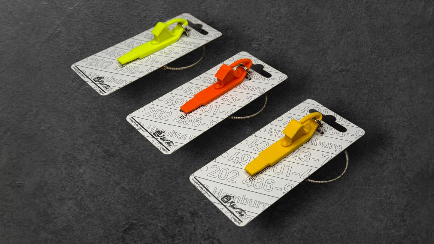 Railway Brake Shoe Keychain