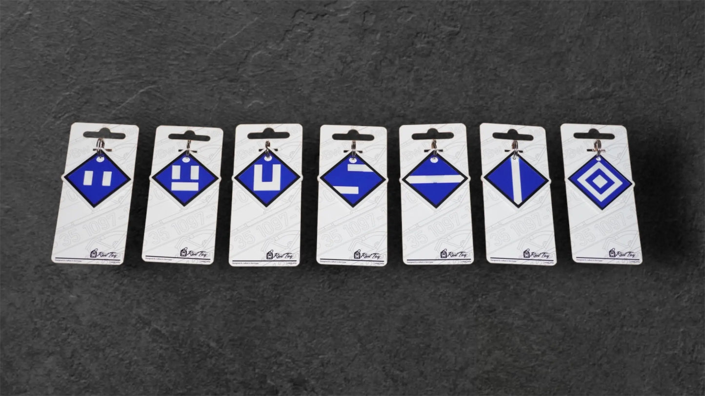 Eisenbahn El-Familie Schlüsselanhänger RailTag