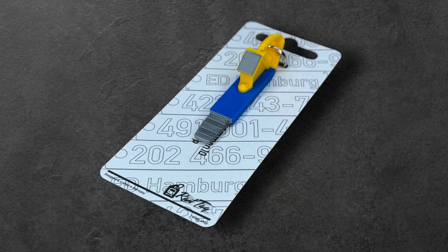 Eisenbahn Hemmschuh (Sonderedition 2025 Herbst) Schlüsselanhänger RailTag