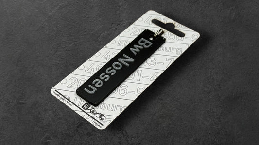 Eisenbahn "Schild" personalisierter Schlüsselanhänger (3D Druck) RailTag