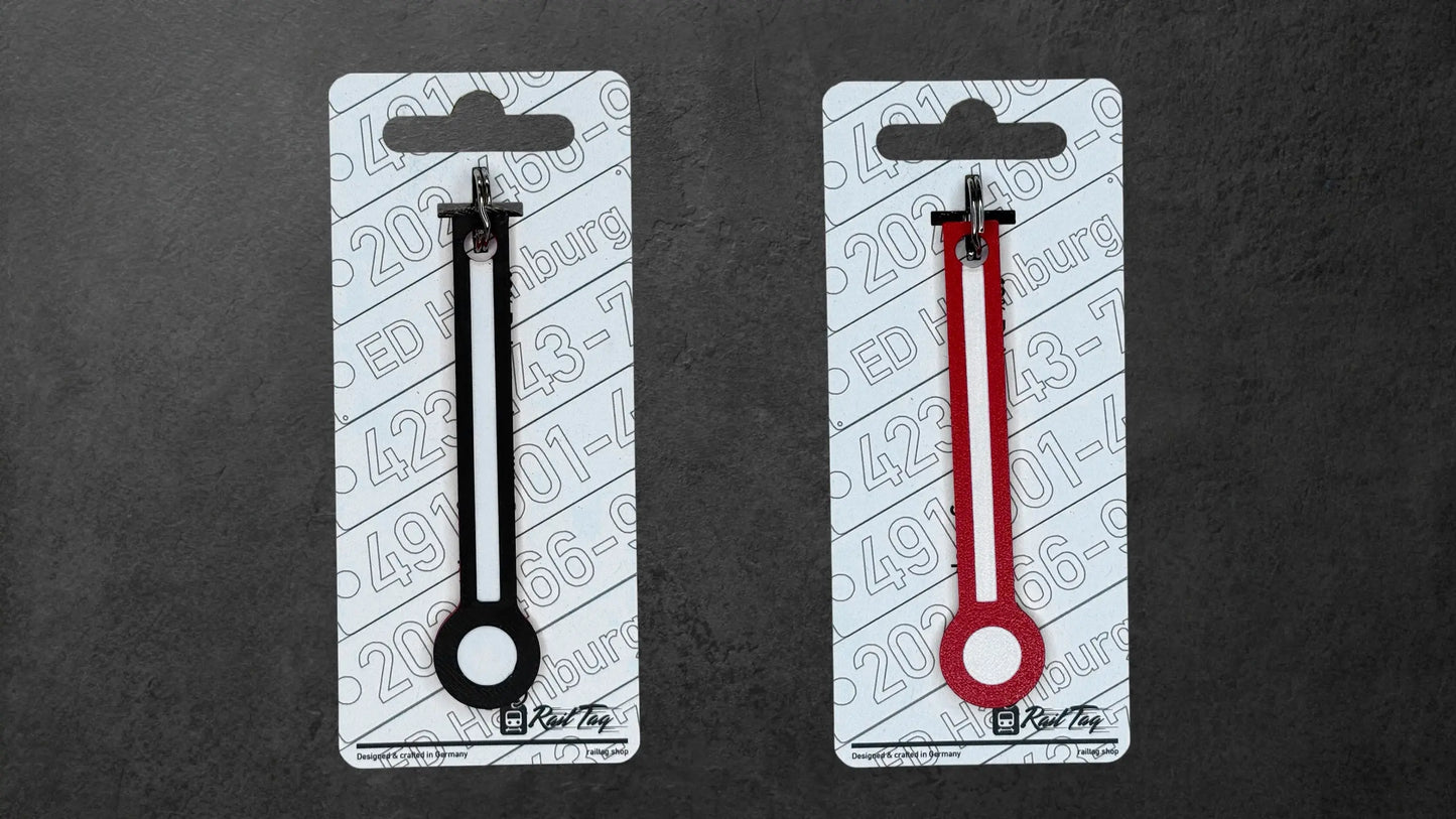 Eisenbahn Flügelsignal Schlüsselanhänger RailTag