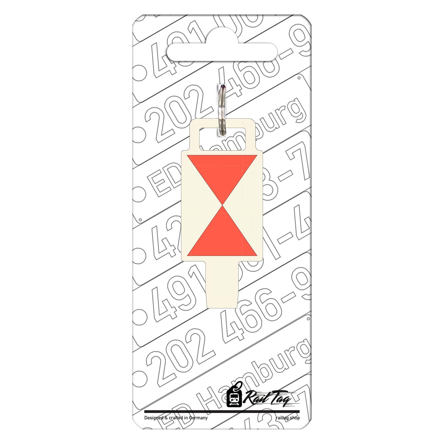 Railway Train End/Zg2 Keychain