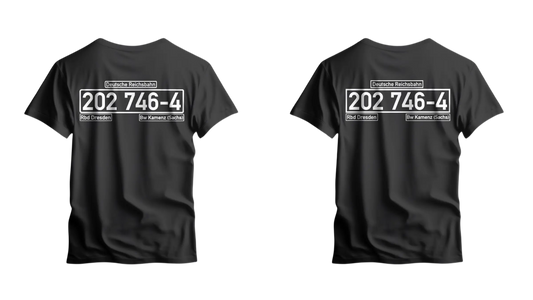 Eisenbahn T-Shirt mit individueller Loknummer RailTag