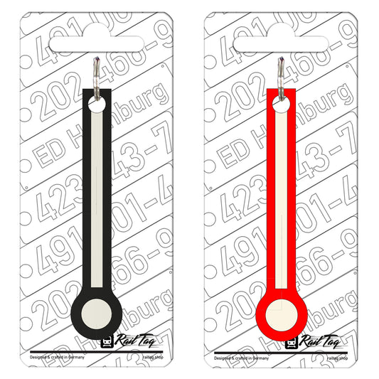 Railway wing signal keychain