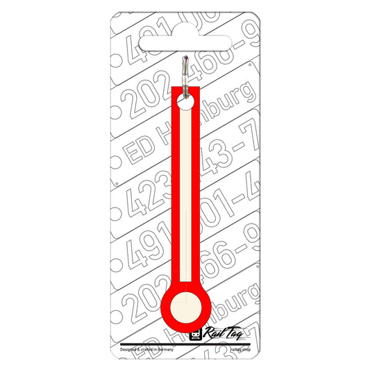 Railway wing signal keychain