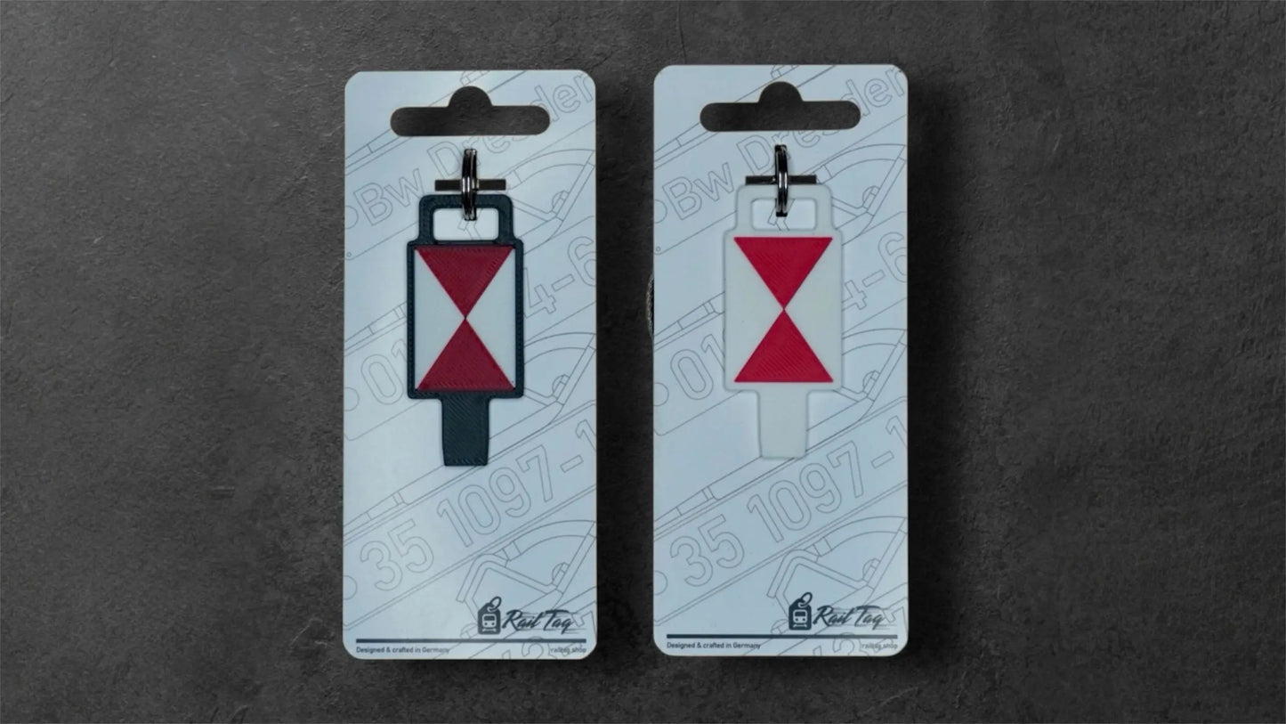 Railway Train End/Zg2 Keychain