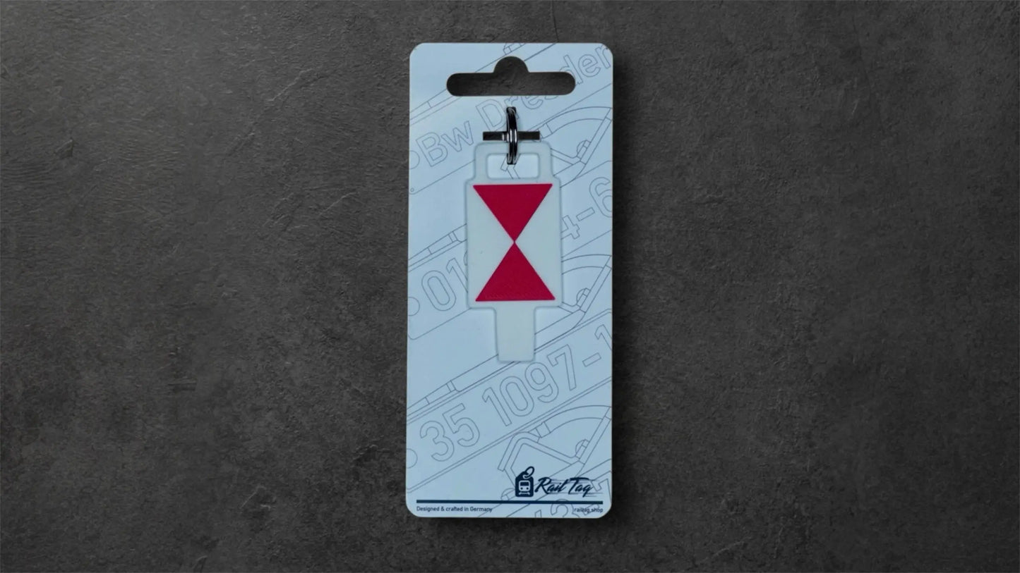 Railway Train End/Zg2 Keychain