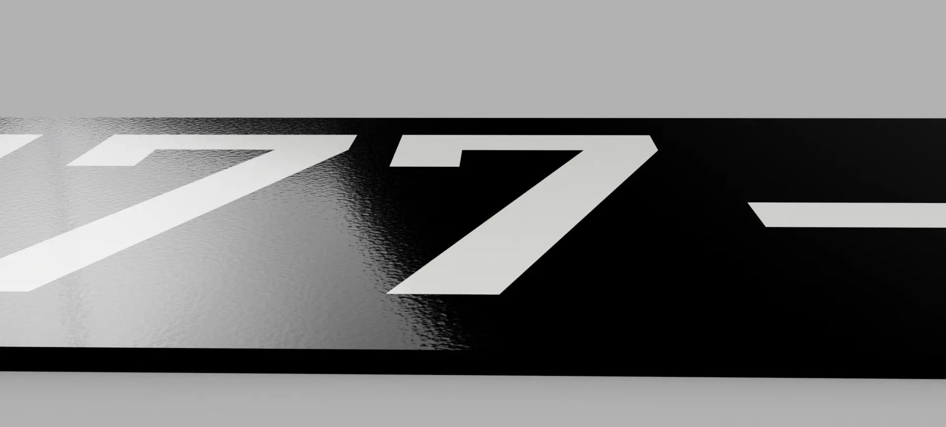 Eisenbahn Lokschild mit Wunschnummer 84cm x 20cm RailTag